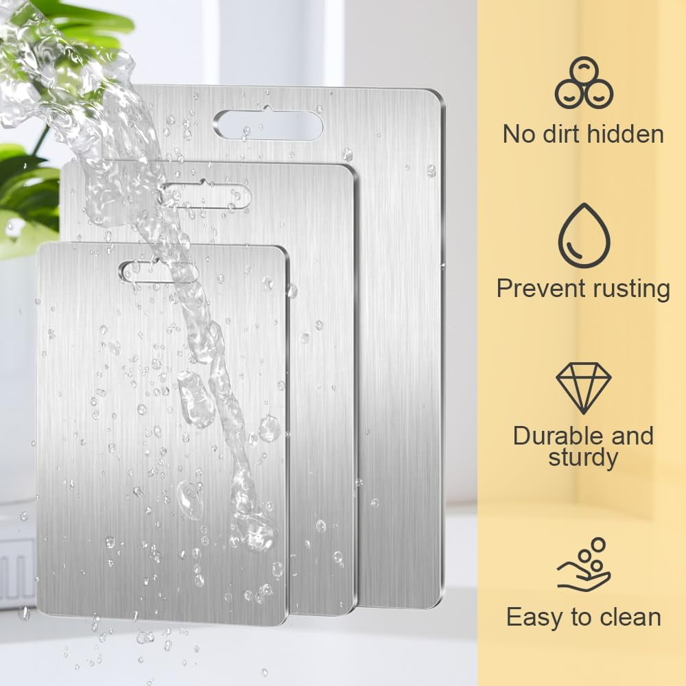 Titanium Cutting Board Double Sided Medical-Grade 15 x 11 in from Japan - Health & Beauty > Health & Wellbeing > Protective Equipment - Rivercity House & Home Co. (ABN 18 642 972 209) - Affordable Modern Furniture Australia