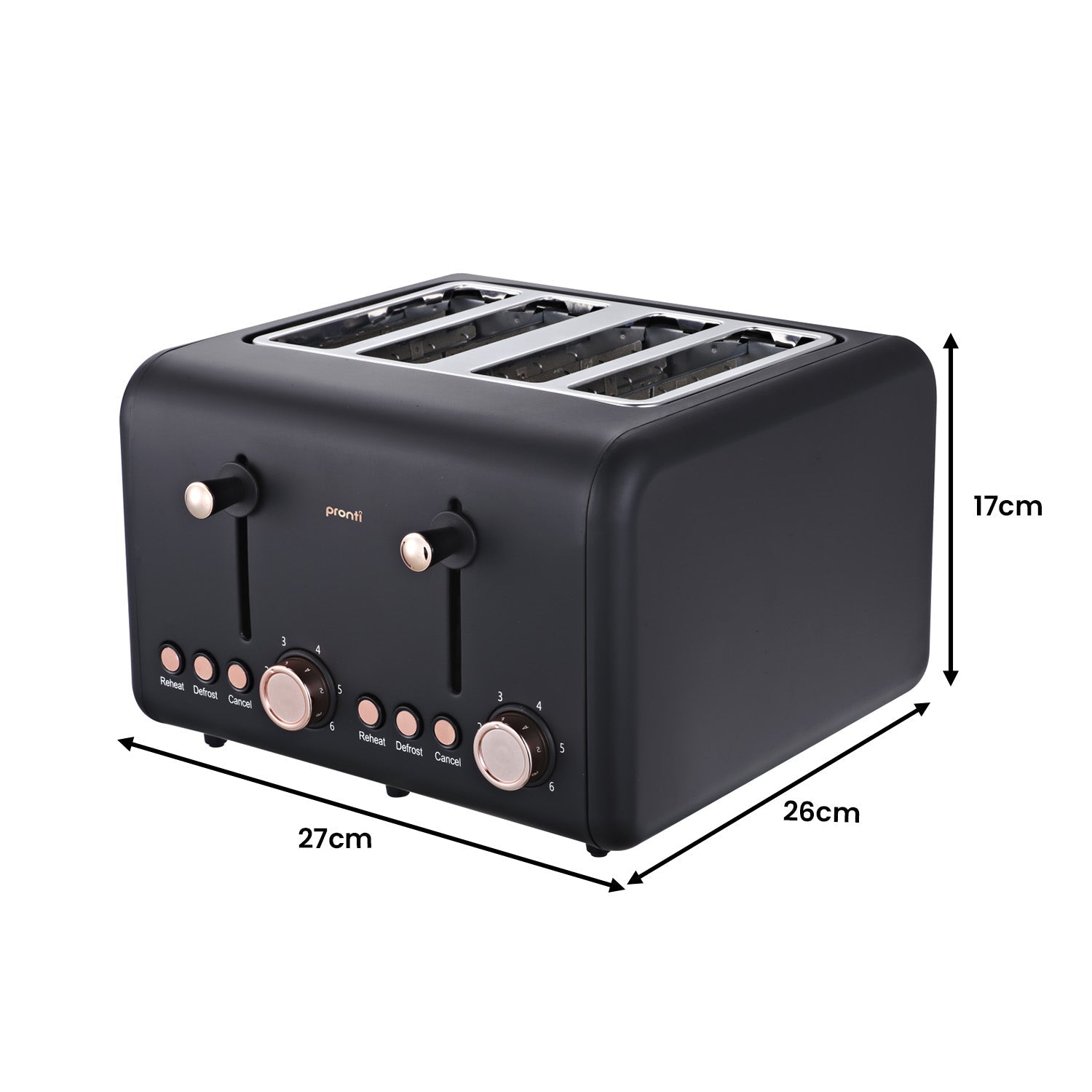 Toaster, Kettle & Coffee Machine Breakfast Set - Black - Appliances > Kitchen Appliances > Toasters & Grills - Rivercity House & Home Co. (ABN 18 642 972 209) - Affordable Modern Furniture Australia