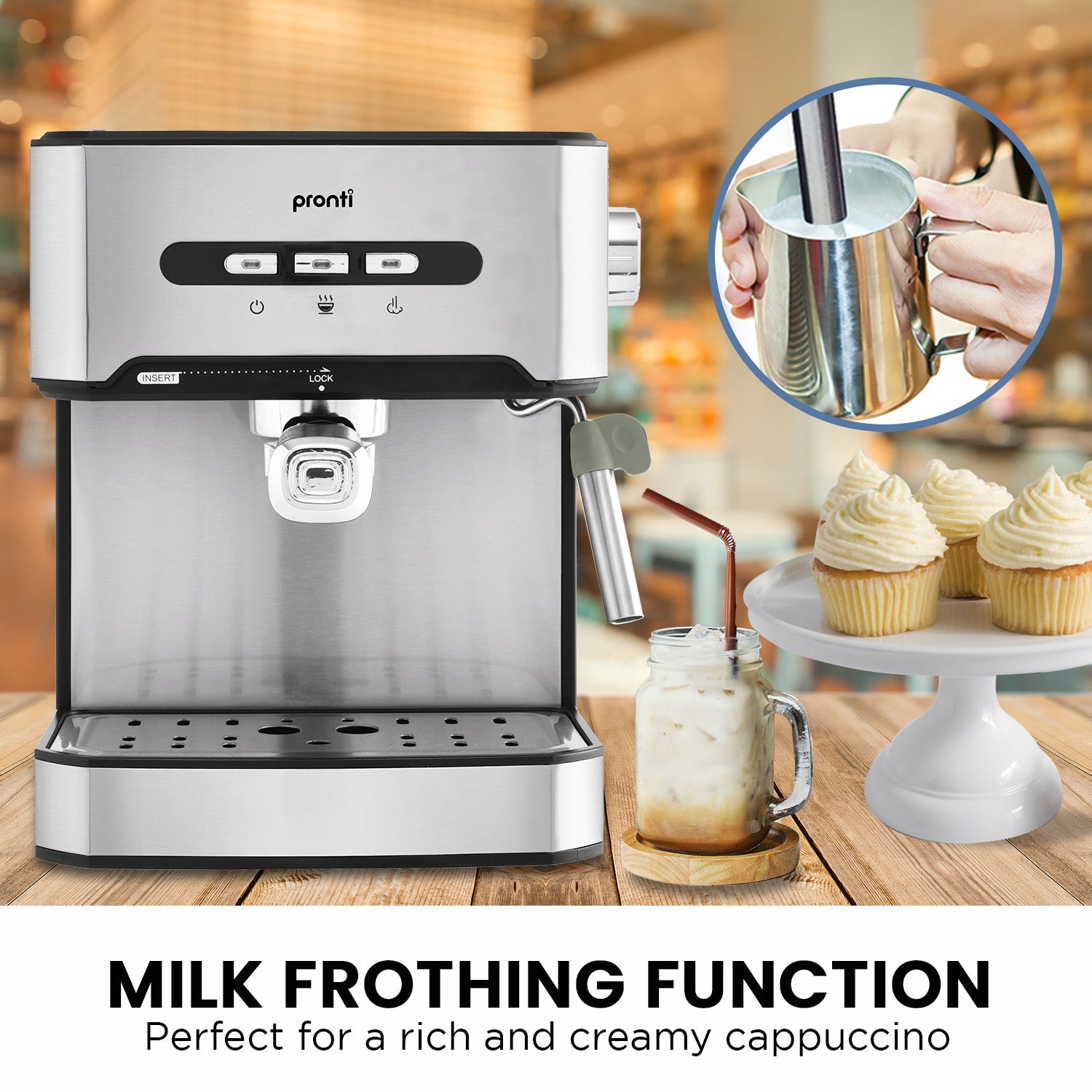 Toaster, Kettle & Coffee Machine Breakfast Set - Black - Appliances > Kitchen Appliances > Toasters & Grills - Rivercity House & Home Co. (ABN 18 642 972 209) - Affordable Modern Furniture Australia