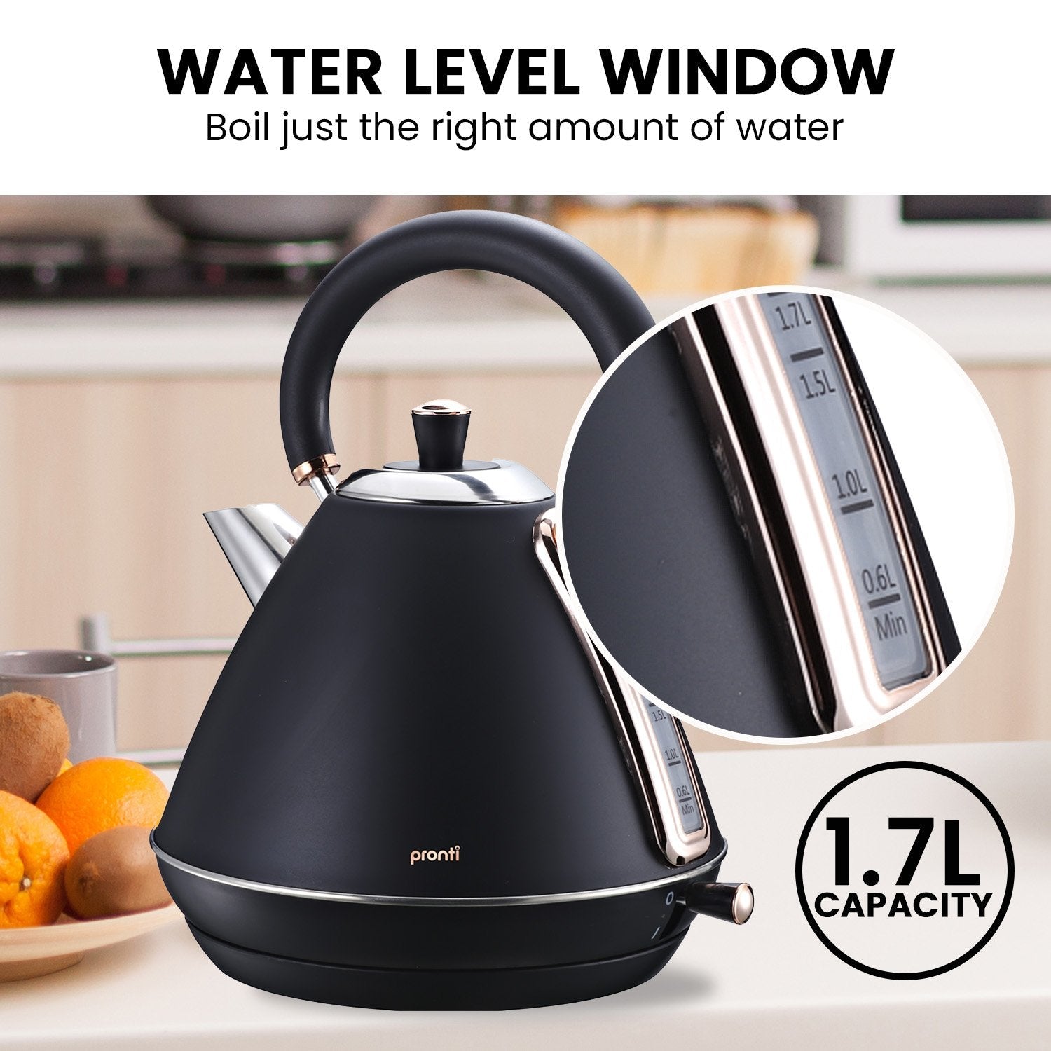 Toaster, Kettle & Coffee Machine Breakfast Set - Black - Appliances > Kitchen Appliances > Toasters & Grills - Rivercity House & Home Co. (ABN 18 642 972 209) - Affordable Modern Furniture Australia