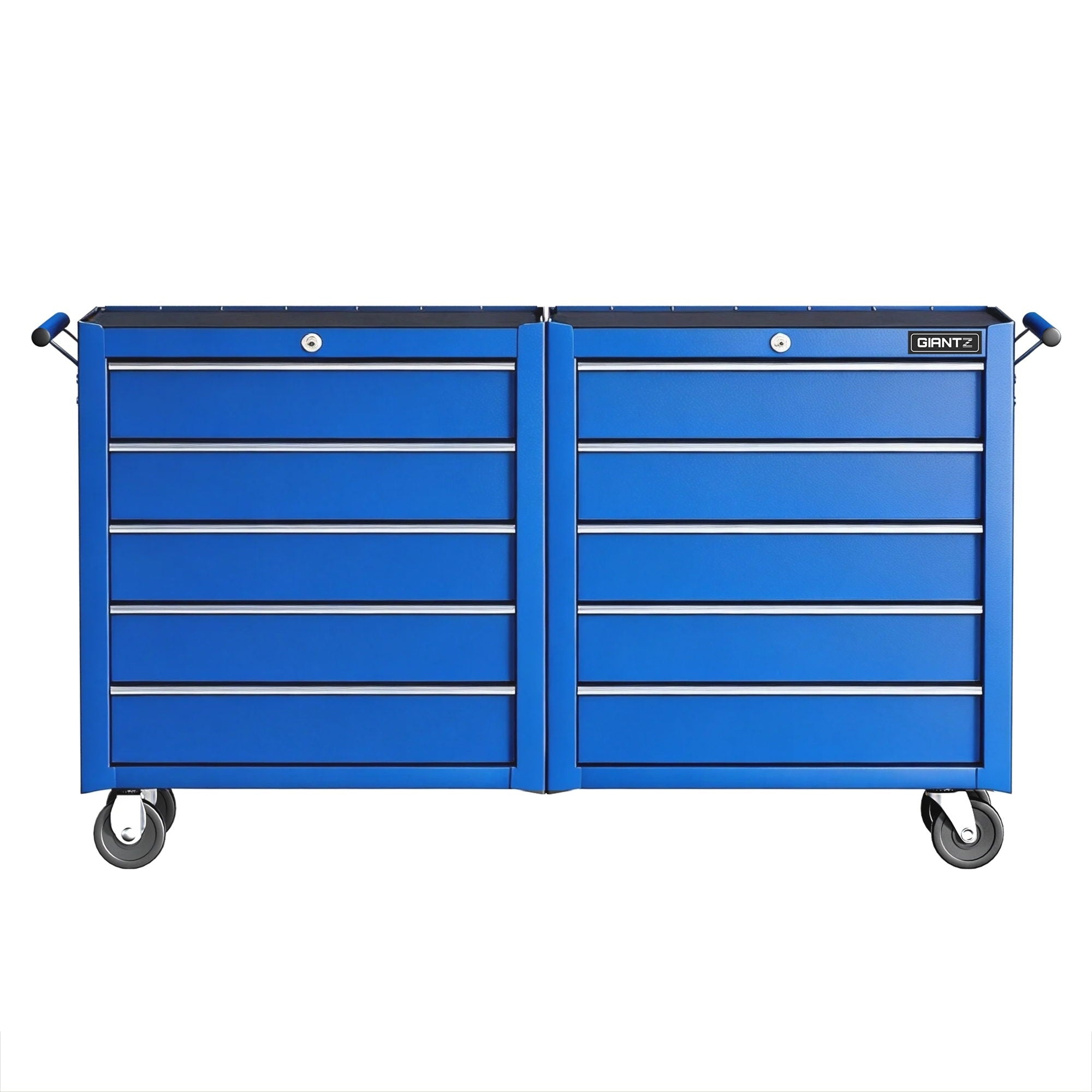 Tool Chest Trolley 10 Drawers Toolbox Storage Blue - Tools > Tools Storage > Tool Boxes - Rivercity House & Home Co. (ABN 18 642 972 209) - Affordable Modern Furniture Australia