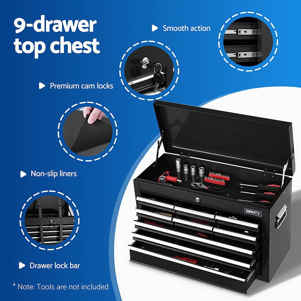 Tool Chest Trolley 12 Drawers Storage Cabinet Toolbox - Tools > Tools Storage > Tool Boxes - Rivercity House & Home Co. (ABN 18 642 972 209) - Affordable Modern Furniture Australia