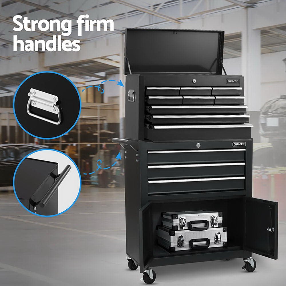 Tool Chest Trolley 12 Drawers Storage Cabinet Toolbox - Tools > Tools Storage > Tool Boxes - Rivercity House & Home Co. (ABN 18 642 972 209) - Affordable Modern Furniture Australia