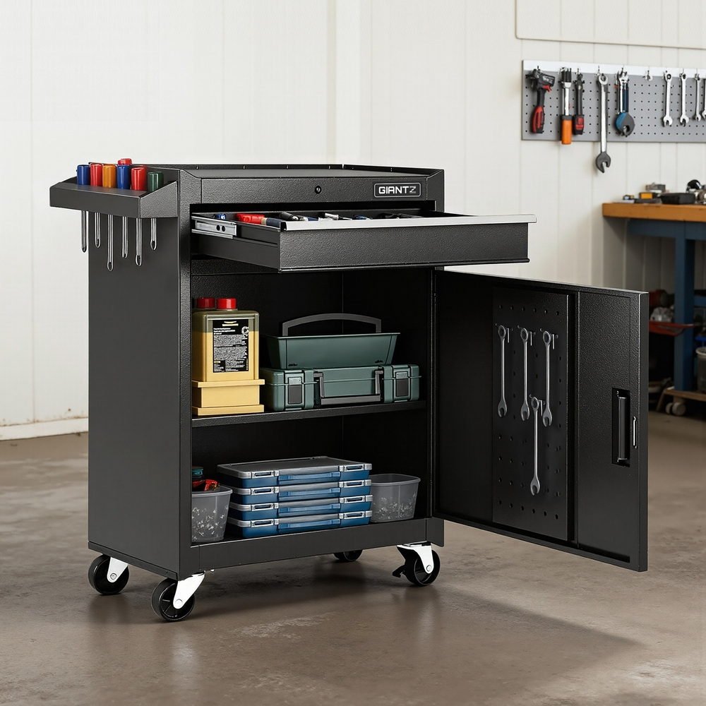 Tool Chest Trolley Cabinet Rolling Toolbox Garage Storage Tools organizer - Tools > Tools Storage > Tool Boxes - Rivercity House & Home Co. (ABN 18 642 972 209) - Affordable Modern Furniture Australia