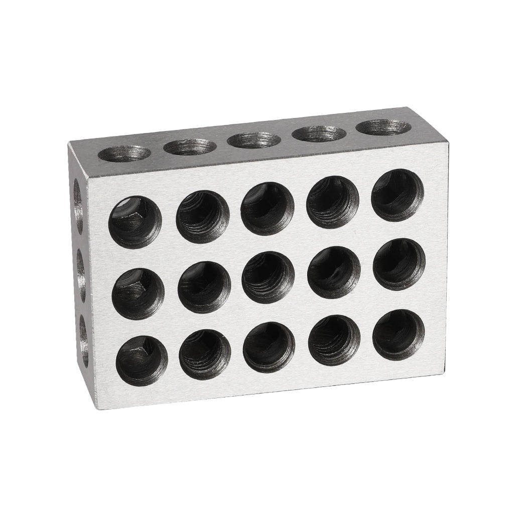 Traderight 1 - 2 - 3 Precision Machinist Block Set 1" x 2" x 3" - Silver - Rivercity House & Home Co. (ABN 18 642 972 209) - Affordable Modern Furniture Australia