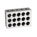 1-2-3 Precision Machinist Block Set 1" x 2" x 3" - Silver