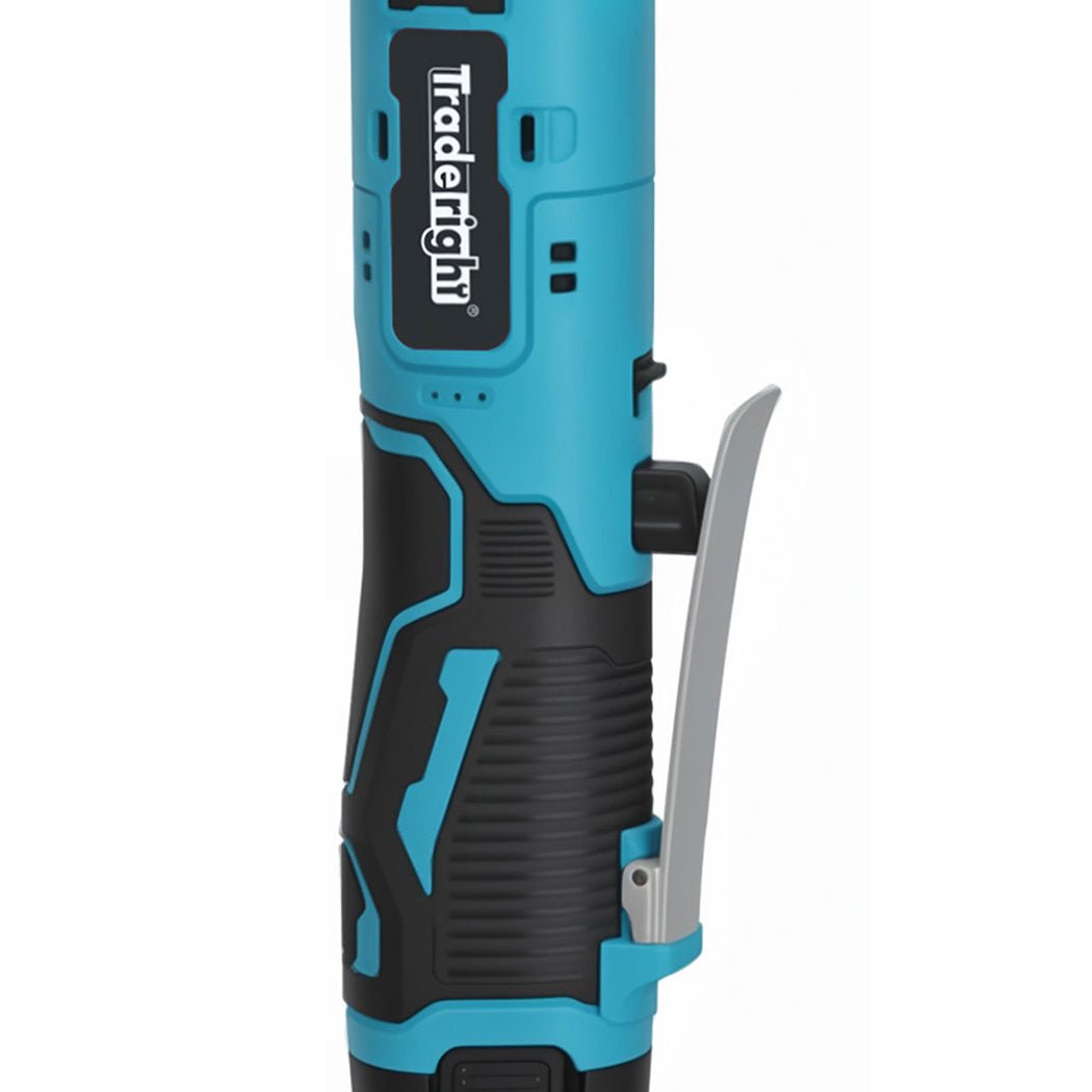 Traderight 12V Cordless 3/8" Drive Ratchet Wrench Kit 42N·m Torque - Blue and Black - Rivercity House & Home Co. (ABN 18 642 972 209) - Affordable Modern Furniture Australia