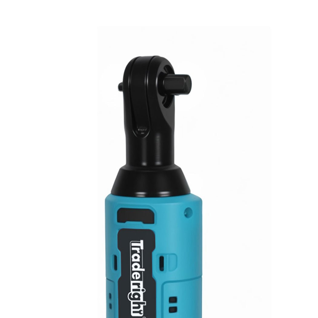 Traderight 12V Cordless 3/8" Drive Ratchet Wrench Kit 42N·m Torque - Blue and Black - Rivercity House & Home Co. (ABN 18 642 972 209) - Affordable Modern Furniture Australia