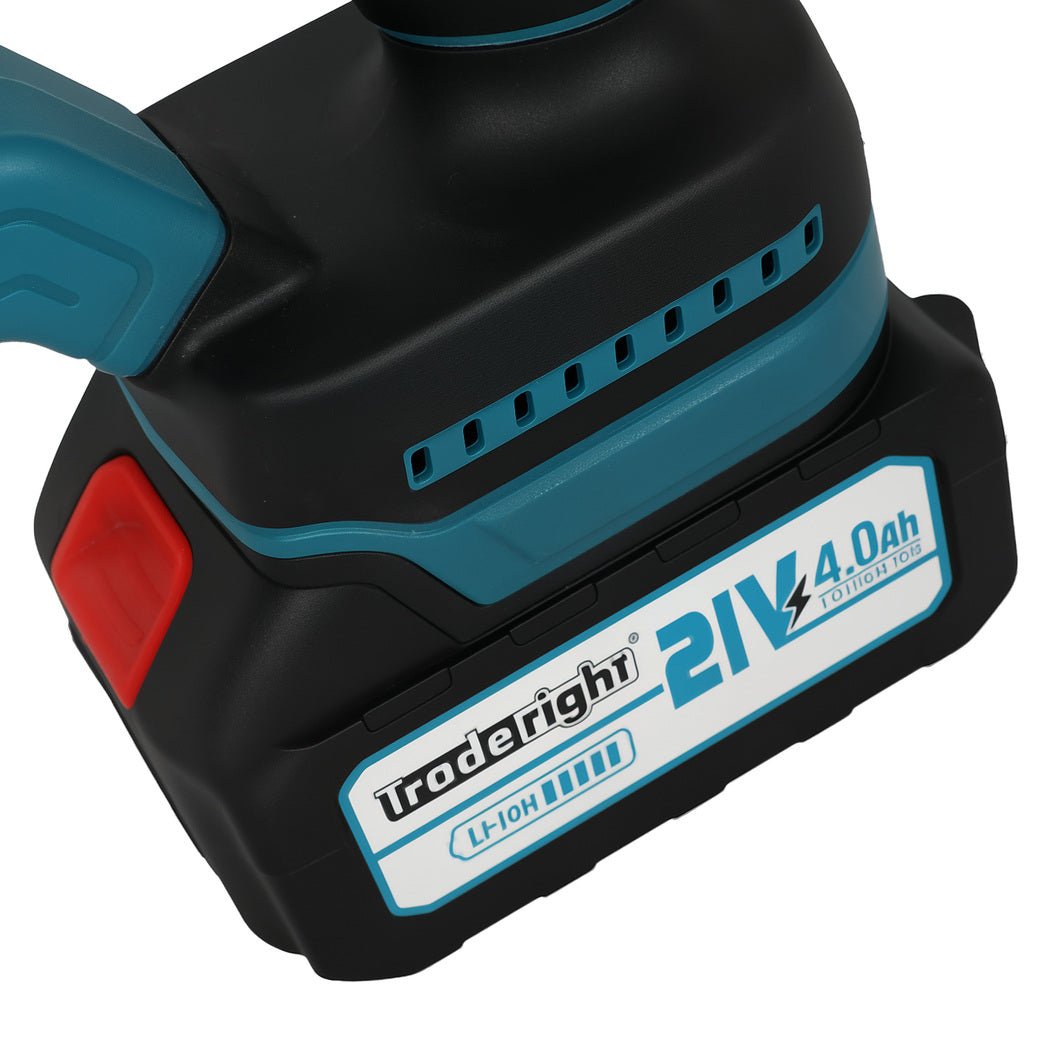 Traderight 21V Brushless Cordless Reciprocating Saw Kit with Batteries and Blades - Blue - Rivercity House & Home Co. (ABN 18 642 972 209) - Affordable Modern Furniture Australia