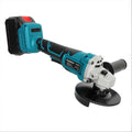21V Cordless Angle Grinder Kit with 2 Batteries - Blue