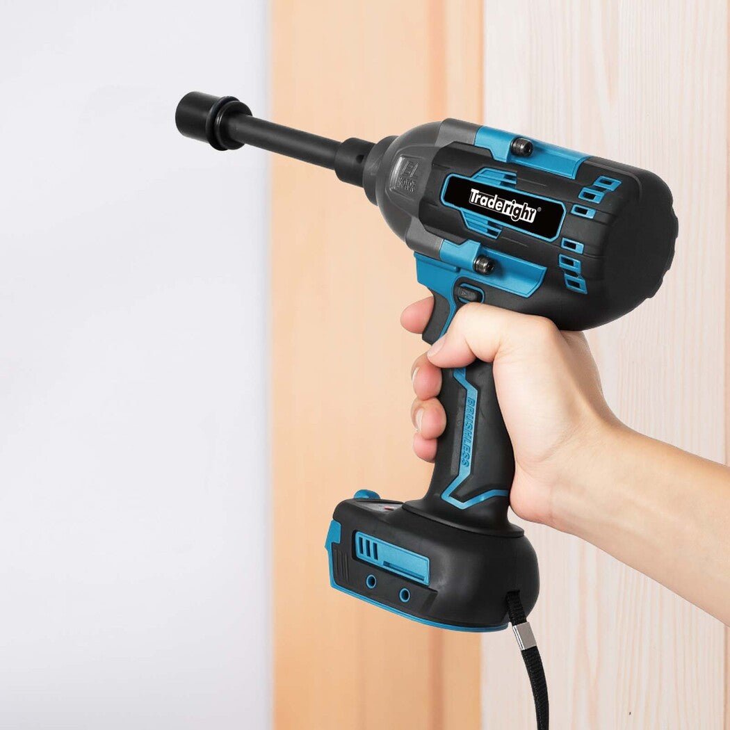 Traderight 21V Cordless Impact Wrench 1200Nm with 4.0Ah Battery - Blue - Rivercity House & Home Co. (ABN 18 642 972 209) - Affordable Modern Furniture Australia