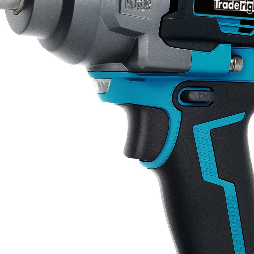 Traderight 21V Cordless Impact Wrench 1200Nm with 4.0Ah Battery - Blue - Rivercity House & Home Co. (ABN 18 642 972 209) - Affordable Modern Furniture Australia