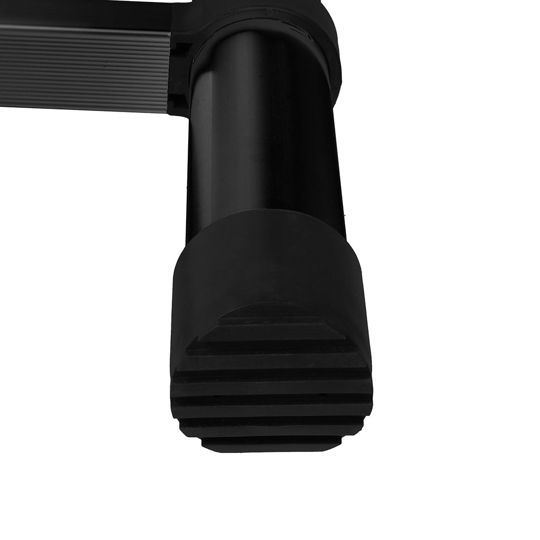 Traderight 2M Telescopic Aluminium Multipurpose Ladder - Black - Rivercity House & Home Co. (ABN 18 642 972 209) - Affordable Modern Furniture Australia