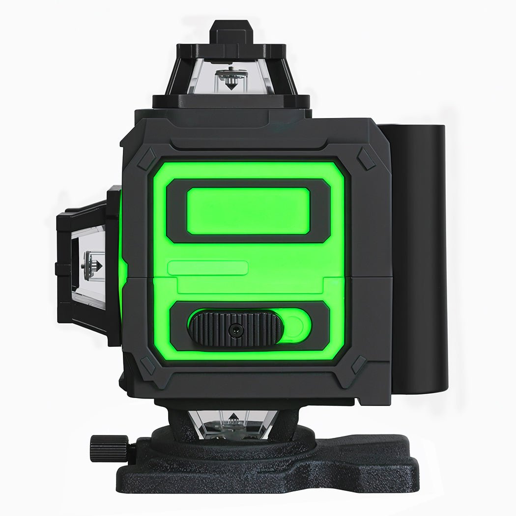 Traderight 4D 16 - Line Green Laser Level with Remote and Tripod - Black and Green - Rivercity House & Home Co. (ABN 18 642 972 209) - Affordable Modern Furniture Australia
