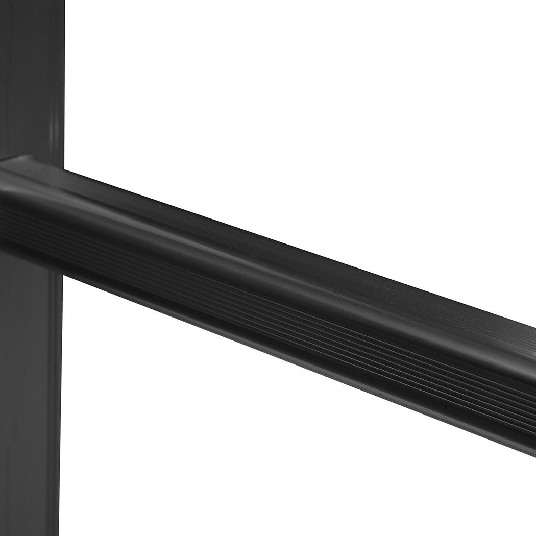 Traderight Multi - Purpose Aluminium Ladder 3.6m with Non - Slip Feet - Black - Rivercity House & Home Co. (ABN 18 642 972 209) - Affordable Modern Furniture Australia
