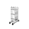 Multi-Purpose Aluminium Ladder 3.6m with Safety Features - Silver