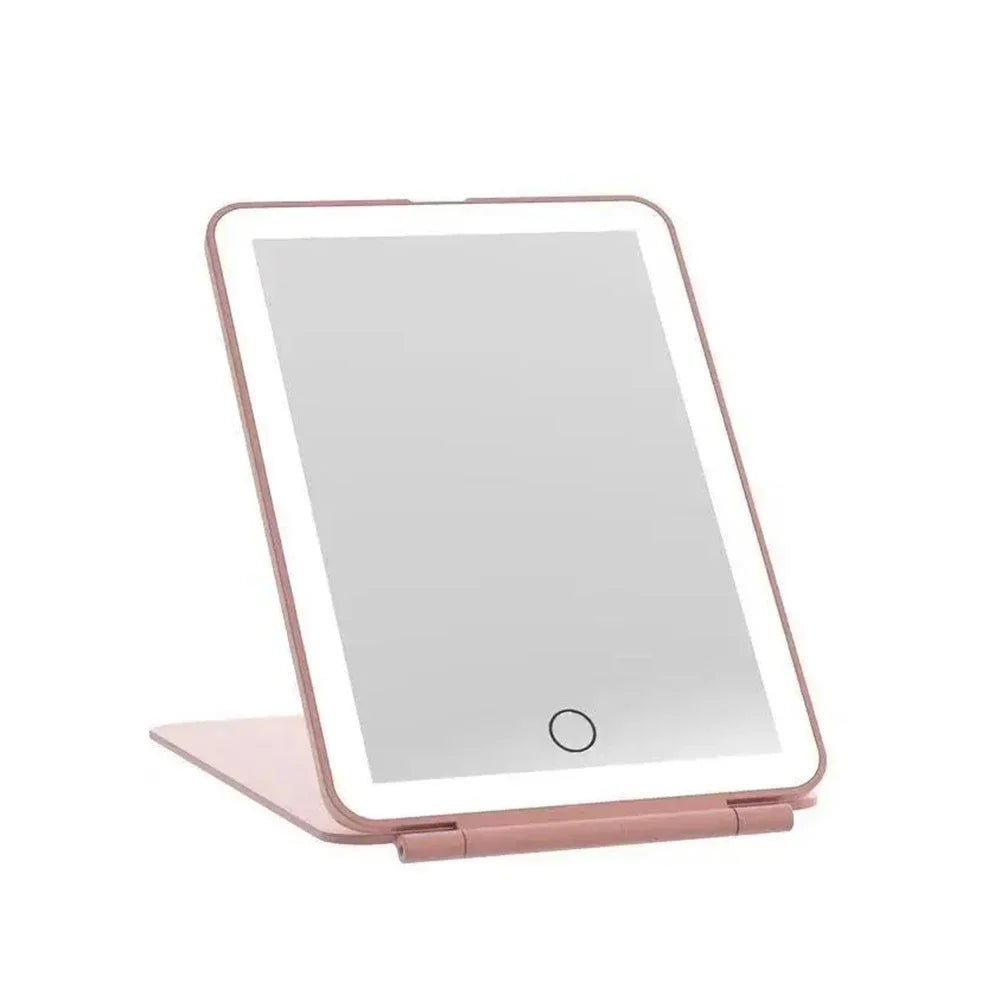 Travel LED Makeup Mirror USB with 3 Light Modes - Home & Garden > Decor > Mirrors - Rivercity House & Home Co. (ABN 18 642 972 209) - Affordable Modern Furniture Australia