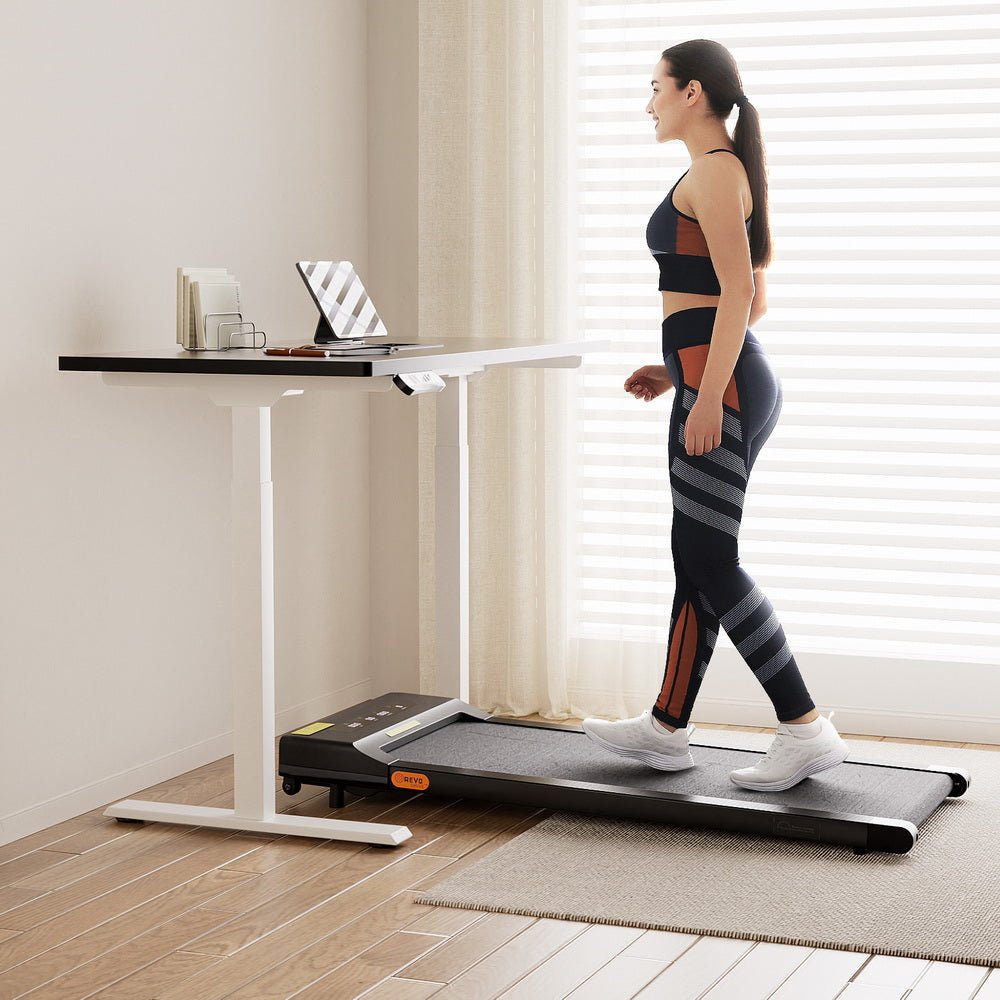 Treadmill 120cm Automatic Standing Desk with 400mm Electric Walking Pad - Furniture > Office > Desks - Rivercity House & Home Co. (ABN 18 642 972 209) - Affordable Modern Furniture Australia