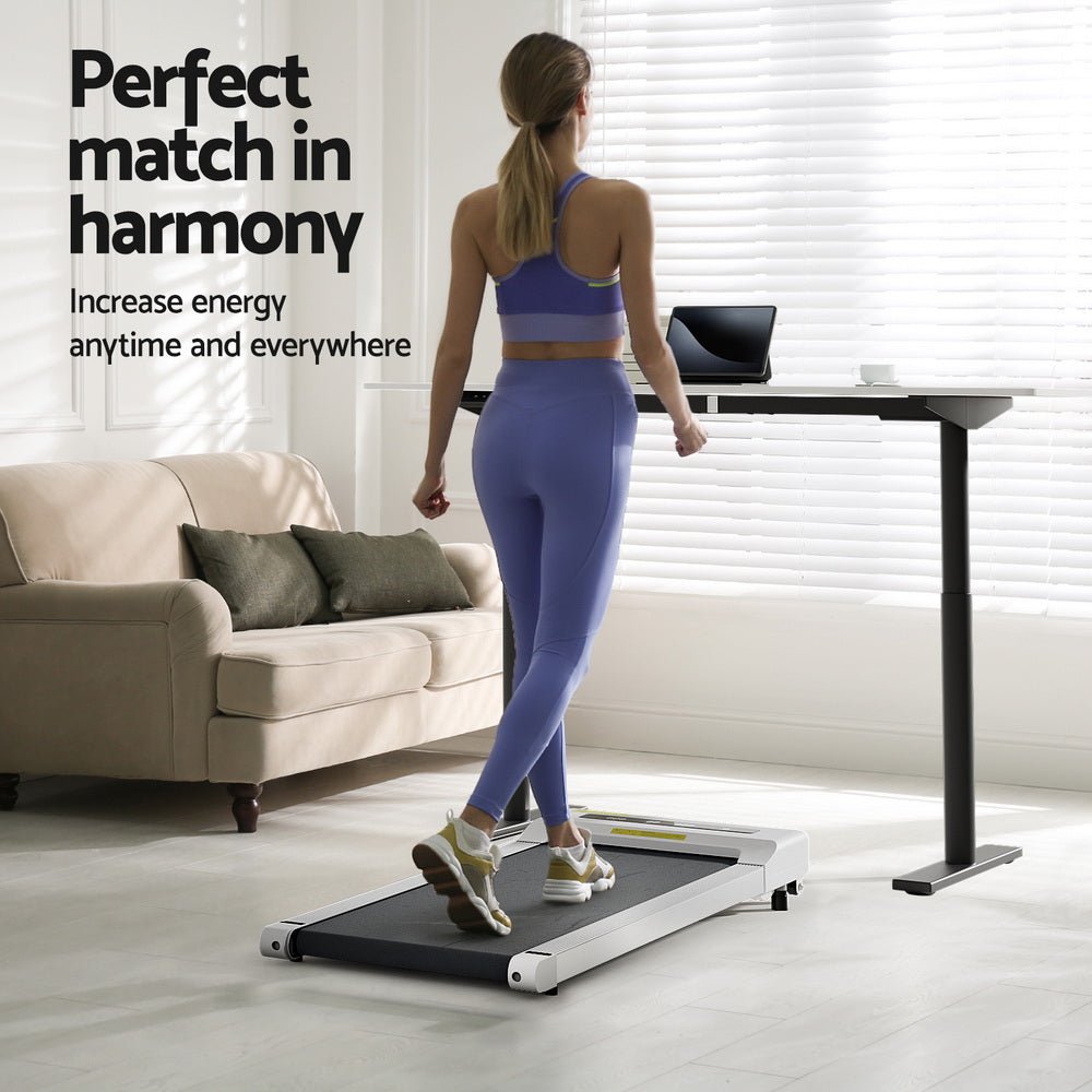 Treadmill Automatic Standing Desk with 360mm Electric Walking Pad - Furniture > Office > Desks - Rivercity House & Home Co. (ABN 18 642 972 209) - Affordable Modern Furniture Australia