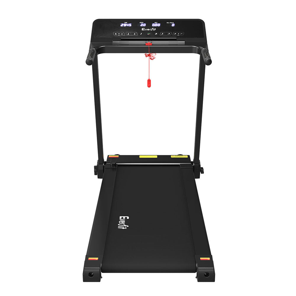 Treadmill Electric Home Gym Fitness Excercise Knob Foldable 420mm Black - Sports & Fitness > Exercise, Gym and Fitness - Rivercity House & Home Co. (ABN 18 642 972 209) - Affordable Modern Furniture Australia