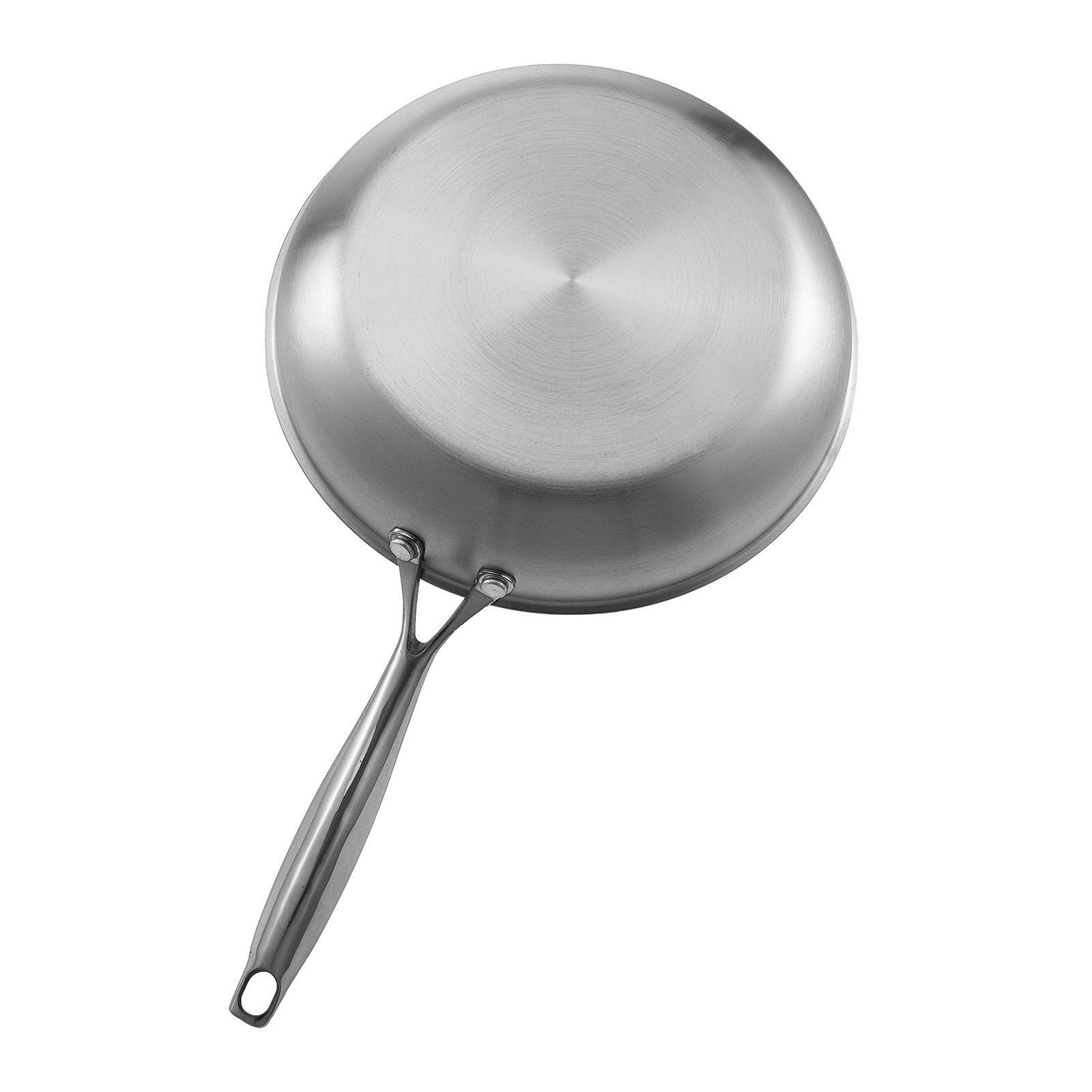 Tri - Ply Stainless Steel Frying Pan, 3 Piece (240, 280, 320 mm), Cooking Skillet with Heat - Resistant Handle, Chef's Kitchen Cookware, Oven, Gas, Electric, Induction, Dishwasher Compatible, Silver - Appliances > Kitchen Appliances > Food Warmers & Chafing Dishes - Rivercity House & Home Co. (ABN 18 642 972 209) - Affordable Modern Furniture Australia