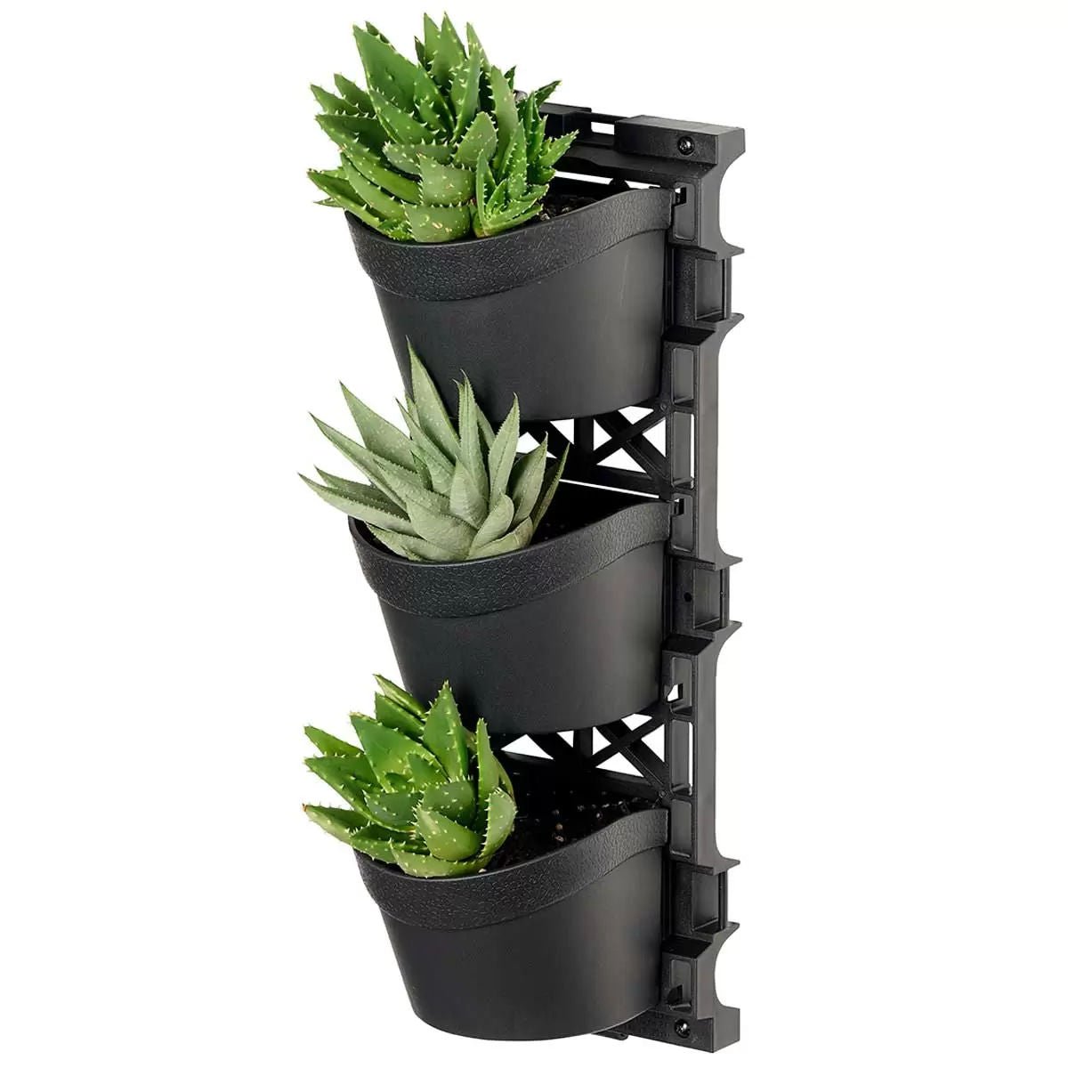 Tri vertical garden with 4 frames and 12 pots - Home & Garden > Shading > Canopies & Gazebos - Rivercity House & Home Co. (ABN 18 642 972 209) - Affordable Modern Furniture Australia