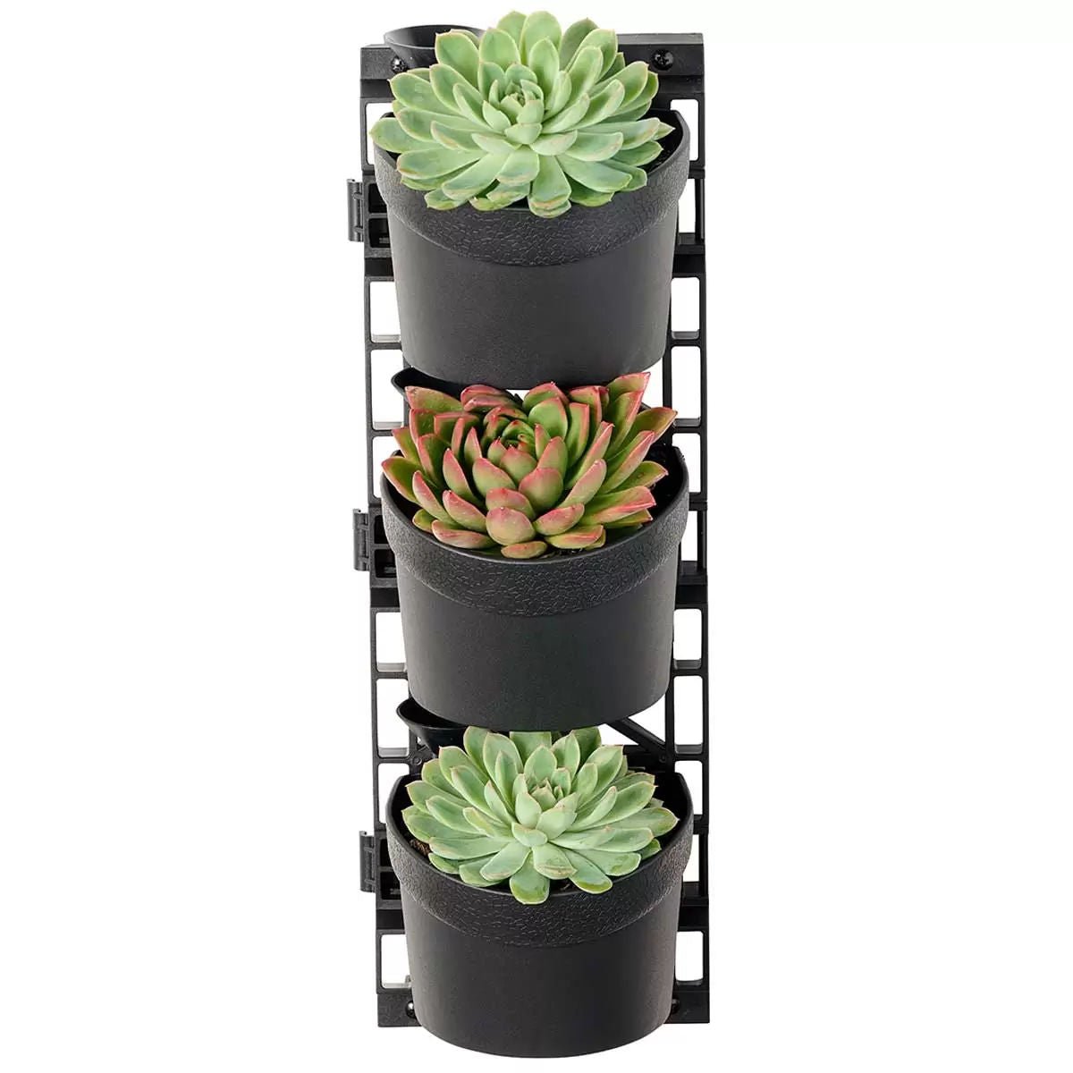 Tri vertical garden with 4 frames and 12 pots - Home & Garden > Shading > Canopies & Gazebos - Rivercity House & Home Co. (ABN 18 642 972 209) - Affordable Modern Furniture Australia