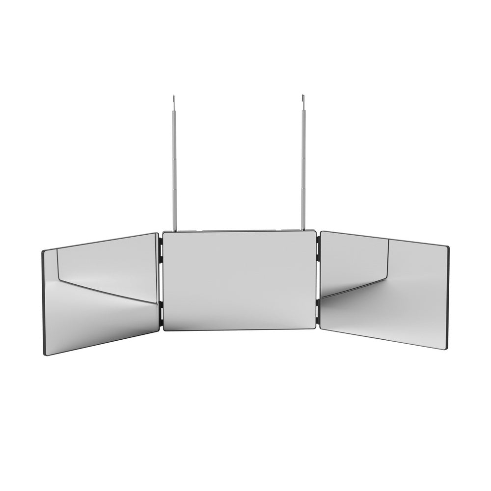Trifold Mirror Makeup Portable with Height Adjustable 3 Way Telescoping Hook Hair Cutting Styling - Health & Beauty > Makeup > Makeup Mirrors - Rivercity House & Home Co. (ABN 18 642 972 209) - Affordable Modern Furniture Australia