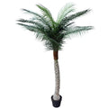 Artificial Potted Palm Tree 190cm UV Resistant - Natural Green