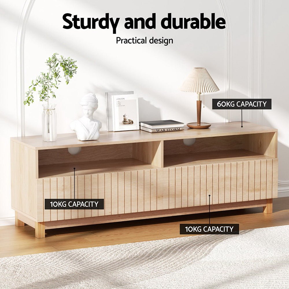 TV Cabinet Entertainment Unit Stand 150CM - Furniture > Living Room - Rivercity House & Home Co. (ABN 18 642 972 209) - Affordable Modern Furniture Australia