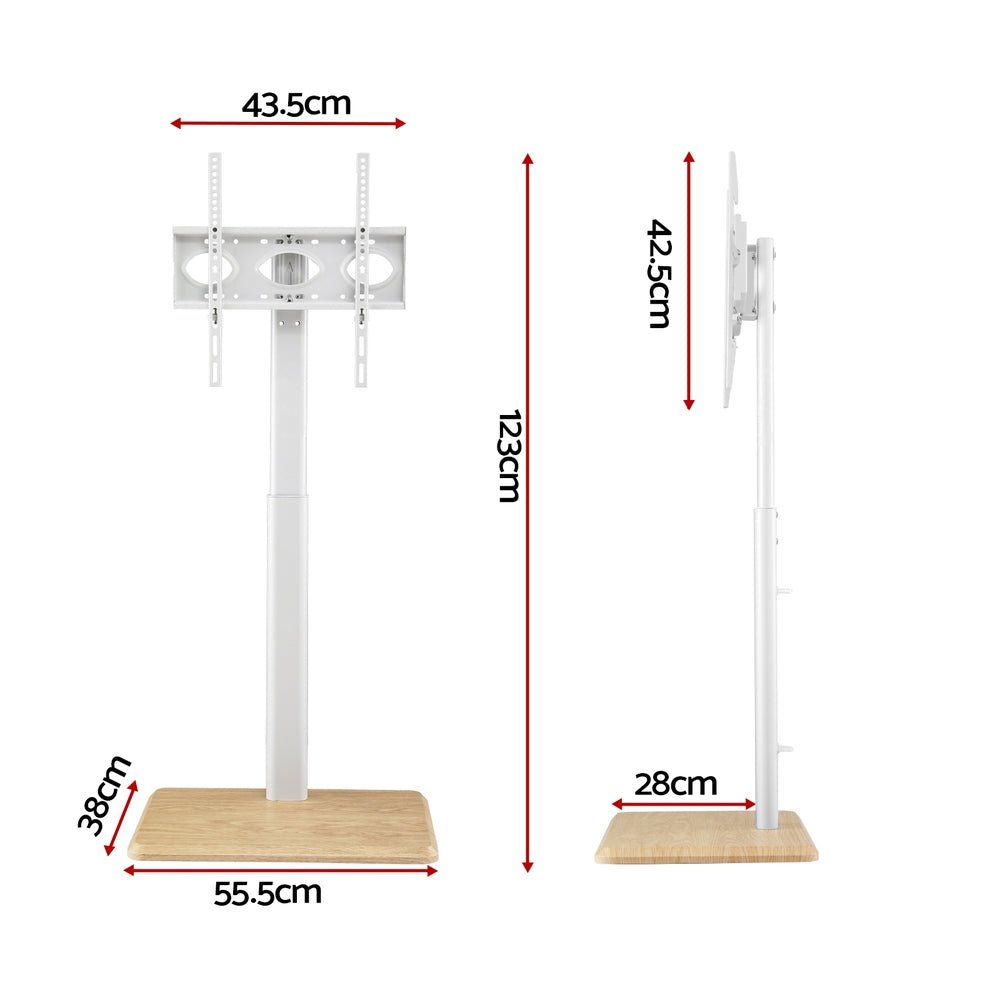 TV Stand 24 - 55" Swivel Height Adjustable Floor Mount for TVs - Furniture > Living Room > TV Units - Rivercity House & Home Co. (ABN 18 642 972 209) - Affordable Modern Furniture Australia