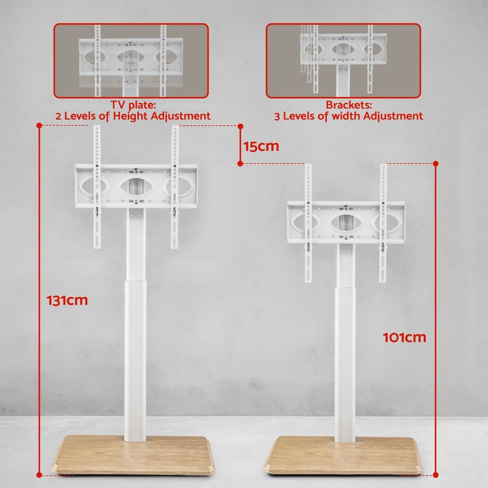 TV Stand 24 - 55" Swivel Height Adjustable Floor Mount for TVs - Furniture > Living Room > TV Units - Rivercity House & Home Co. (ABN 18 642 972 209) - Affordable Modern Furniture Australia