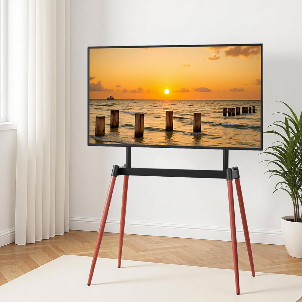 TV Stand 32 - 75 inch LED LCD Screen Wooden Floor Easel Height Adjustable - Furniture > Living Room > TV Units - Rivercity House & Home Co. (ABN 18 642 972 209) - Affordable Modern Furniture Australia