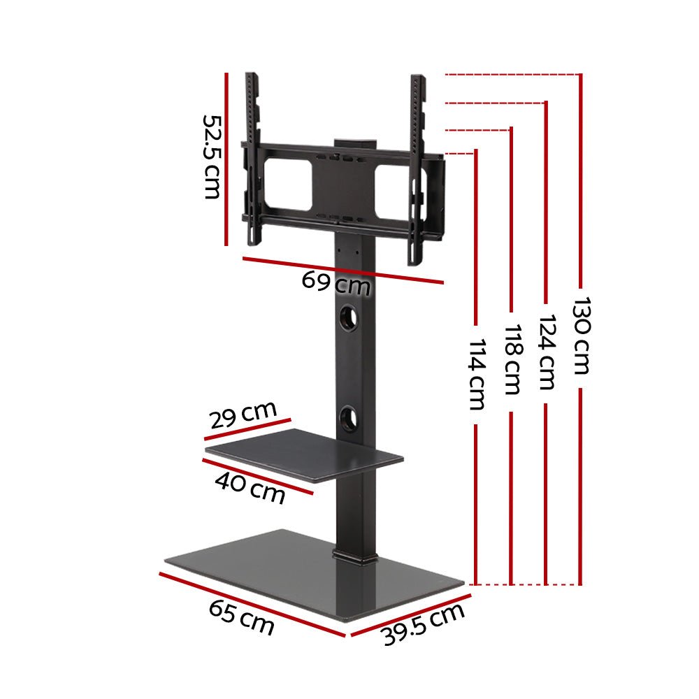TV Stand Mount Bracket for 32" - 70" LED LCD 2 Tiers Storage Floor Shelf - Furniture > Living Room > TV Units - Rivercity House & Home Co. (ABN 18 642 972 209) - Affordable Modern Furniture Australia