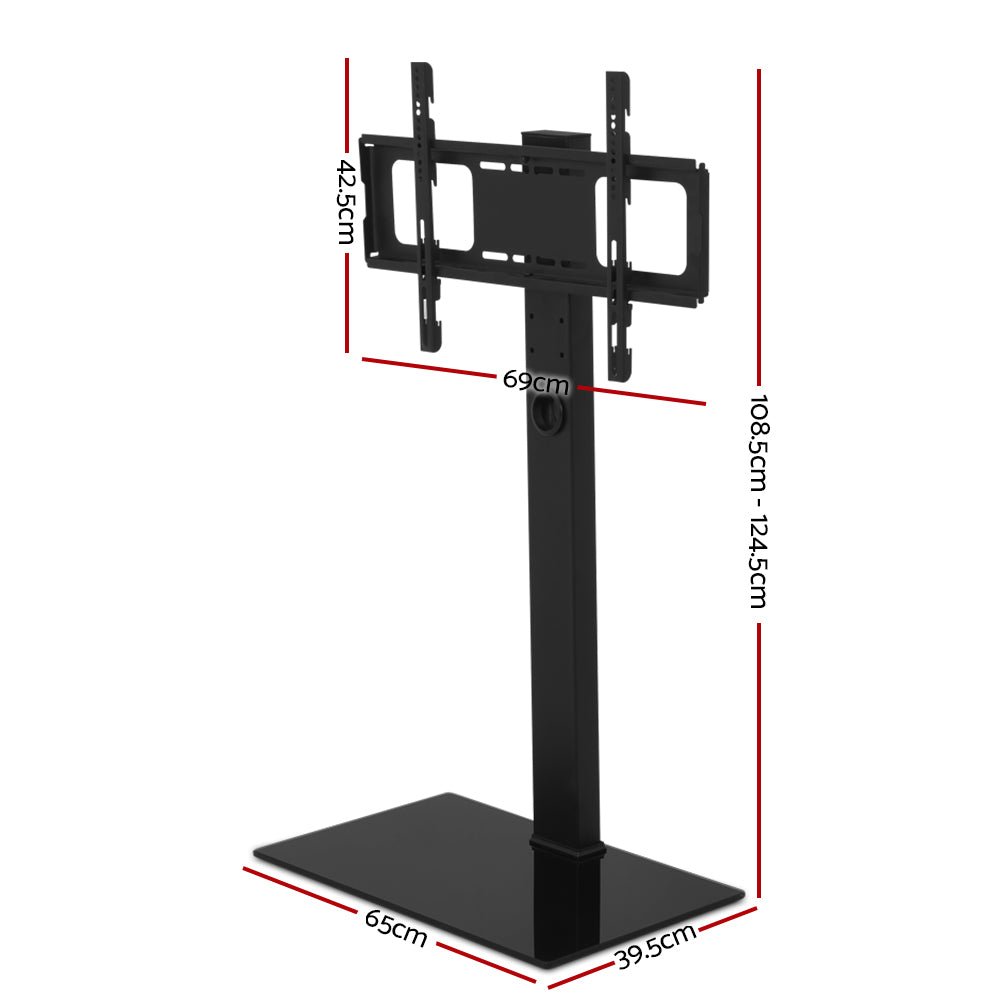 TV Stand Mount Bracket for 32" - 70" LED LCD Glass Storage Floor Shelf - Furniture > Living Room > TV Units - Rivercity House & Home Co. (ABN 18 642 972 209) - Affordable Modern Furniture Australia