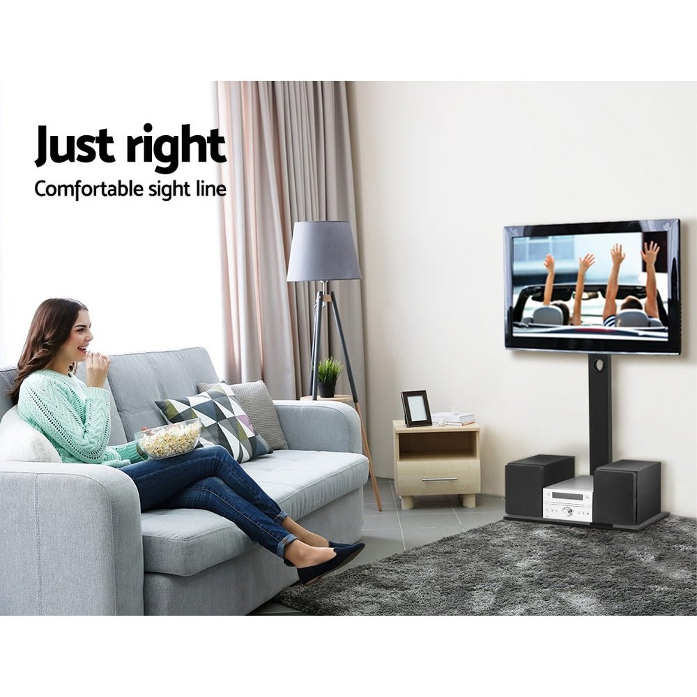 TV Stand Mount Bracket for 32" - 70" LED LCD Glass Storage Floor Shelf - Furniture > Living Room > TV Units - Rivercity House & Home Co. (ABN 18 642 972 209) - Affordable Modern Furniture Australia