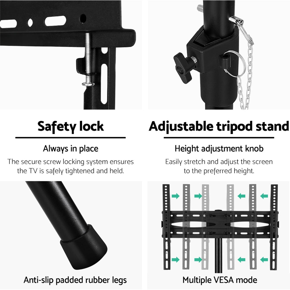 TV Stand Mount Bracket for 32" - 70" LED LCD Tripod Floor Shelf Universal - Furniture > Living Room > TV Units - Rivercity House & Home Co. (ABN 18 642 972 209) - Affordable Modern Furniture Australia