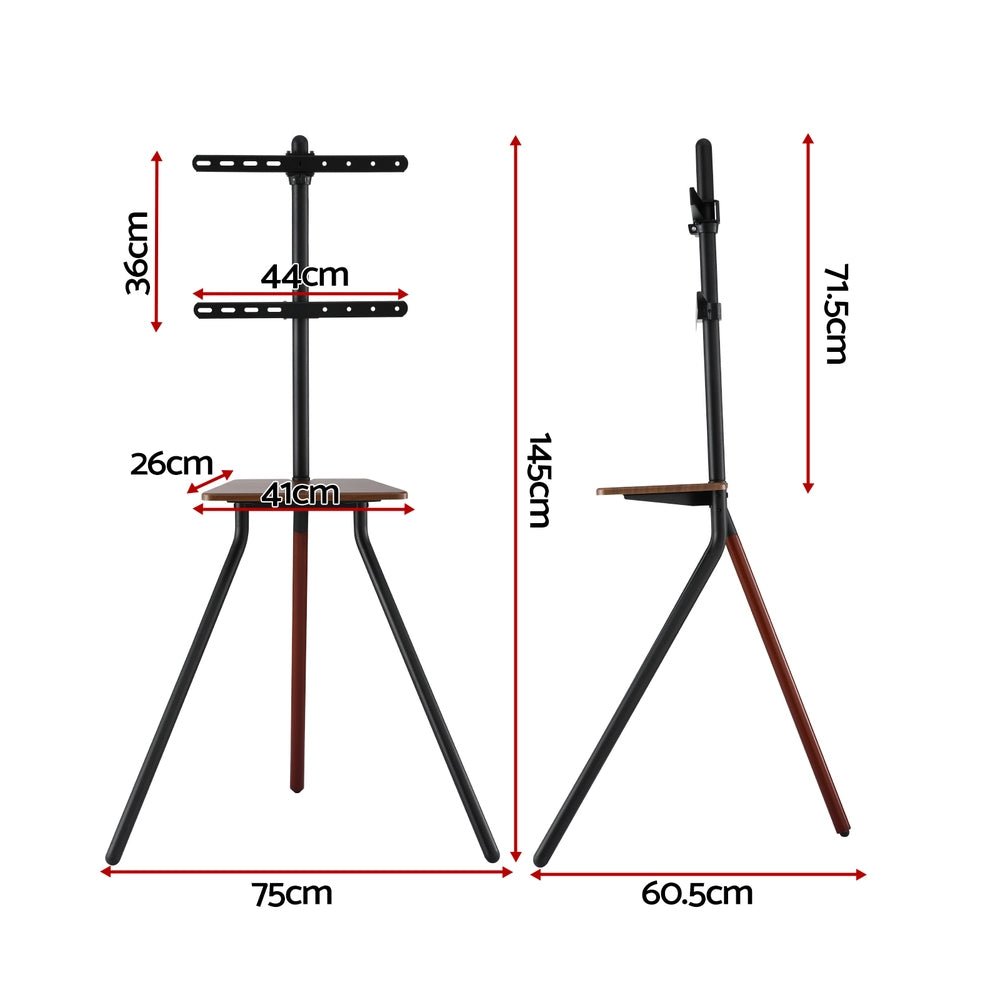 TV Stand Wooden Tray 24 - 55" Swivel Height Adjustable - Furniture > Living Room > TV Units - Rivercity House & Home Co. (ABN 18 642 972 209) - Affordable Modern Furniture Australia
