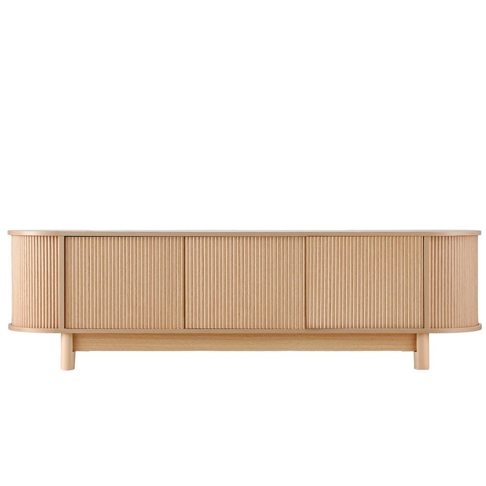 TV Unit Entertainment Unit Storage Cabinet 160cm Pine - Furniture > Living Room > TV Units - Rivercity House & Home Co. (ABN 18 642 972 209) - Affordable Modern Furniture Australia