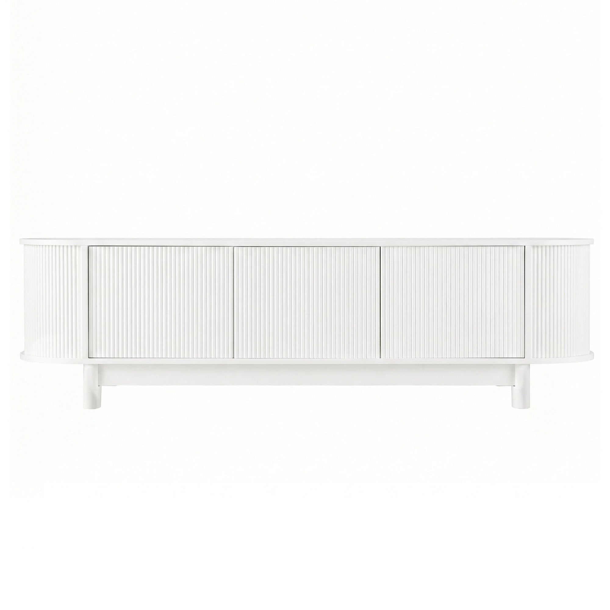 TV Unit Entertainment Unit Storage Cabinet 160cm White - Furniture > Living Room > TV Units - Rivercity House & Home Co. (ABN 18 642 972 209) - Affordable Modern Furniture Australia