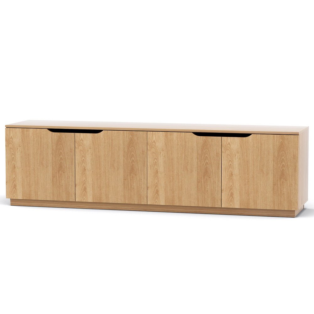 TV Unit Entertainment Unit Storage Cabinet 180cm Pine - Furniture > Living Room > TV Units - Rivercity House & Home Co. (ABN 18 642 972 209) - Affordable Modern Furniture Australia