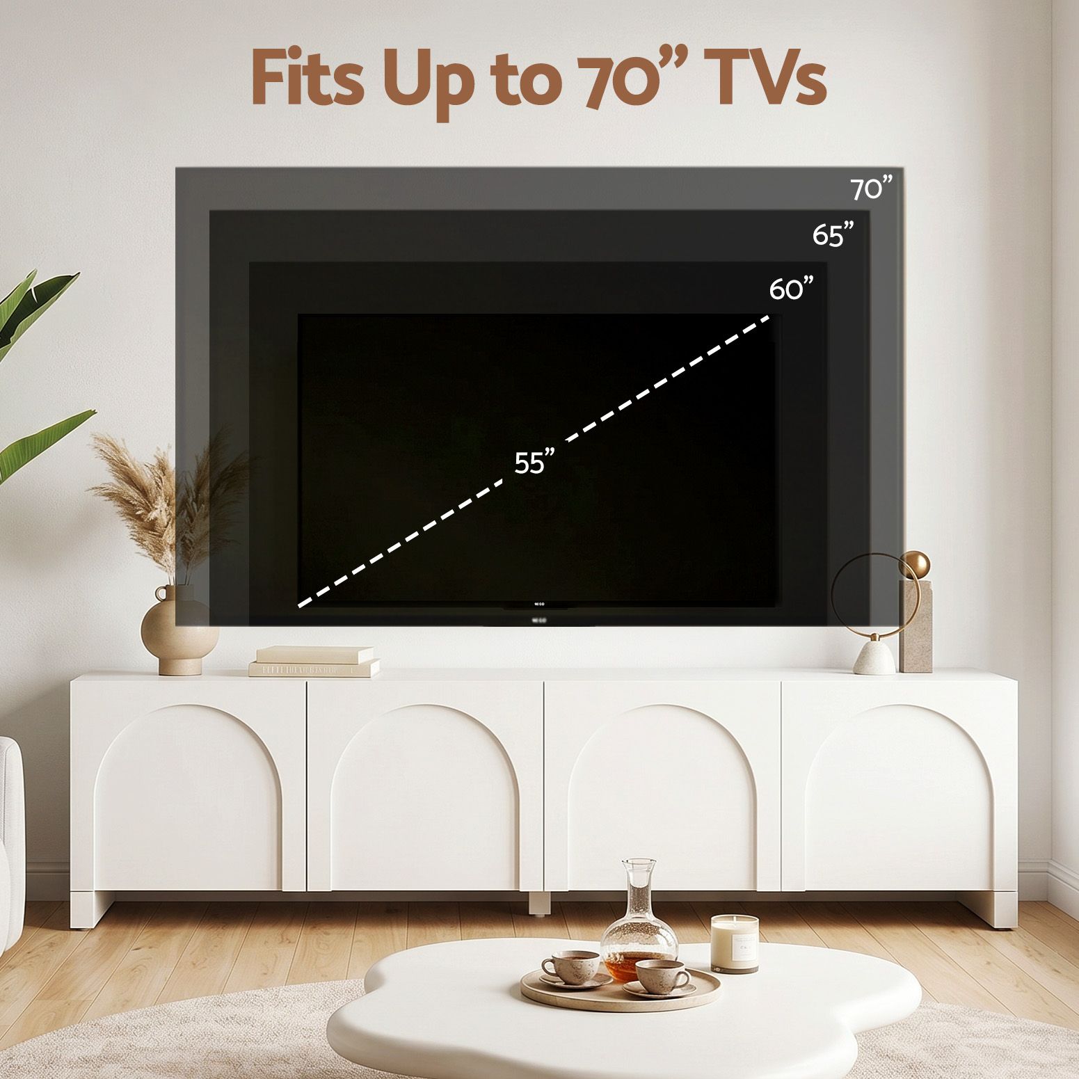TV Unit Entertainment Unit Storage Cabinet Adjustable Shelf 180cm White - Furniture > Living Room > TV Units - Rivercity House & Home Co. (ABN 18 642 972 209) - Affordable Modern Furniture Australia