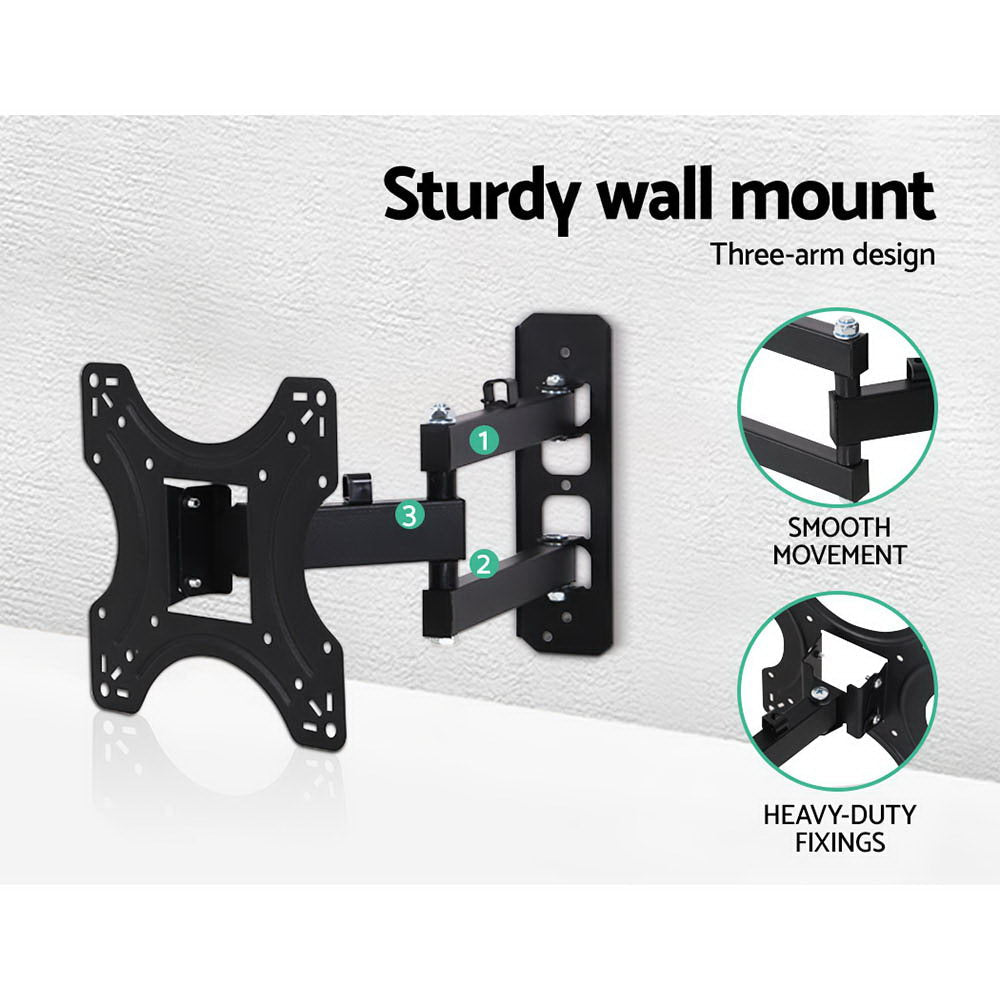 TV Wall Mount Bracket for 17" - 42" LED LCD TVs Full Motion Strong Arms - Appliances > TV > TVs & Accessories - Rivercity House & Home Co. (ABN 18 642 972 209) - Affordable Modern Furniture Australia