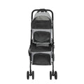 Two-Tier Double Pet Stroller - Grey