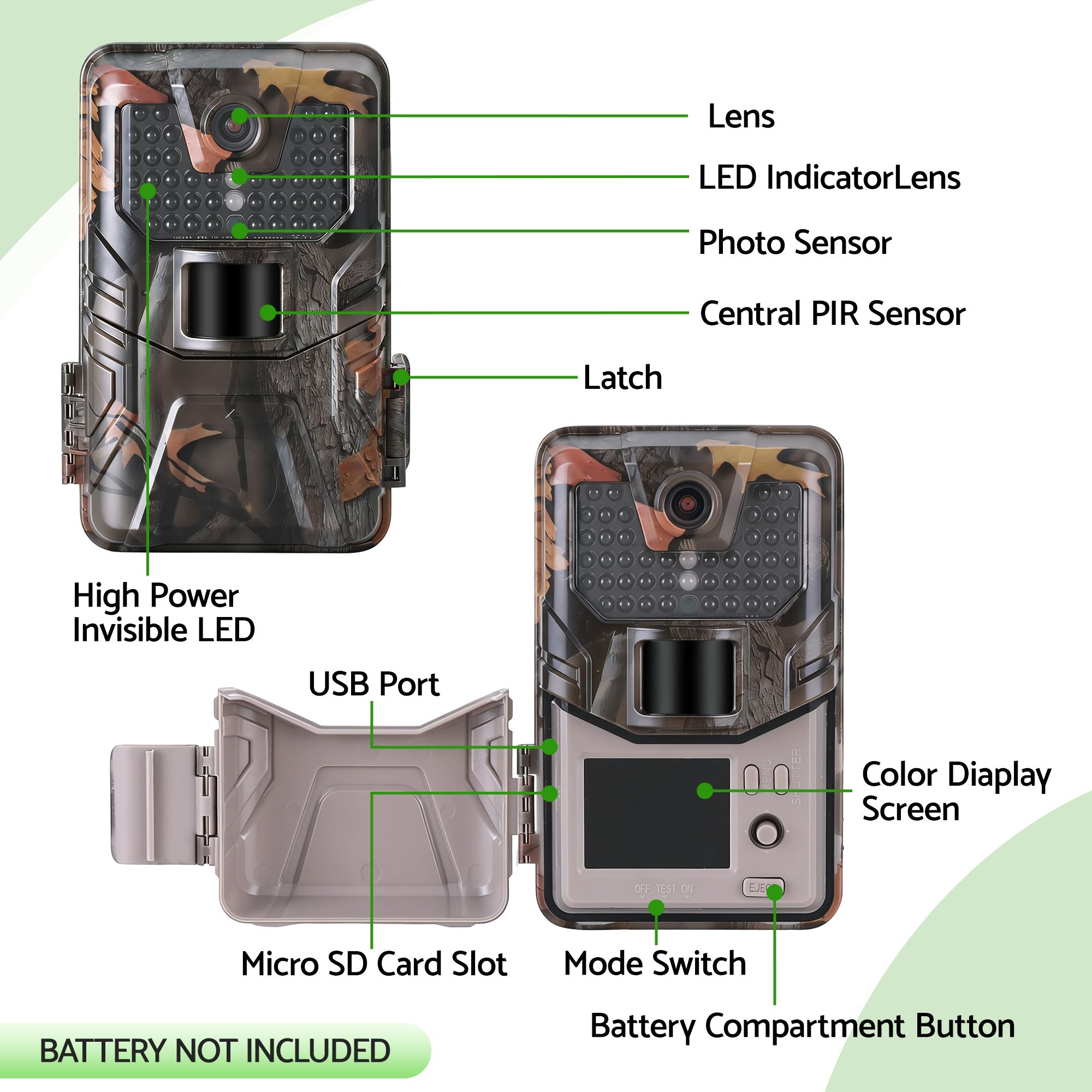 UL - TECH 4K WiFi Trail Camera 48MP 0.2s Trigger Game Camera Camo - Electronics > Business & Home Security > Security Cameras & Accessories - Rivercity House & Home Co. (ABN 18 642 972 209) - Affordable Modern Furniture Australia