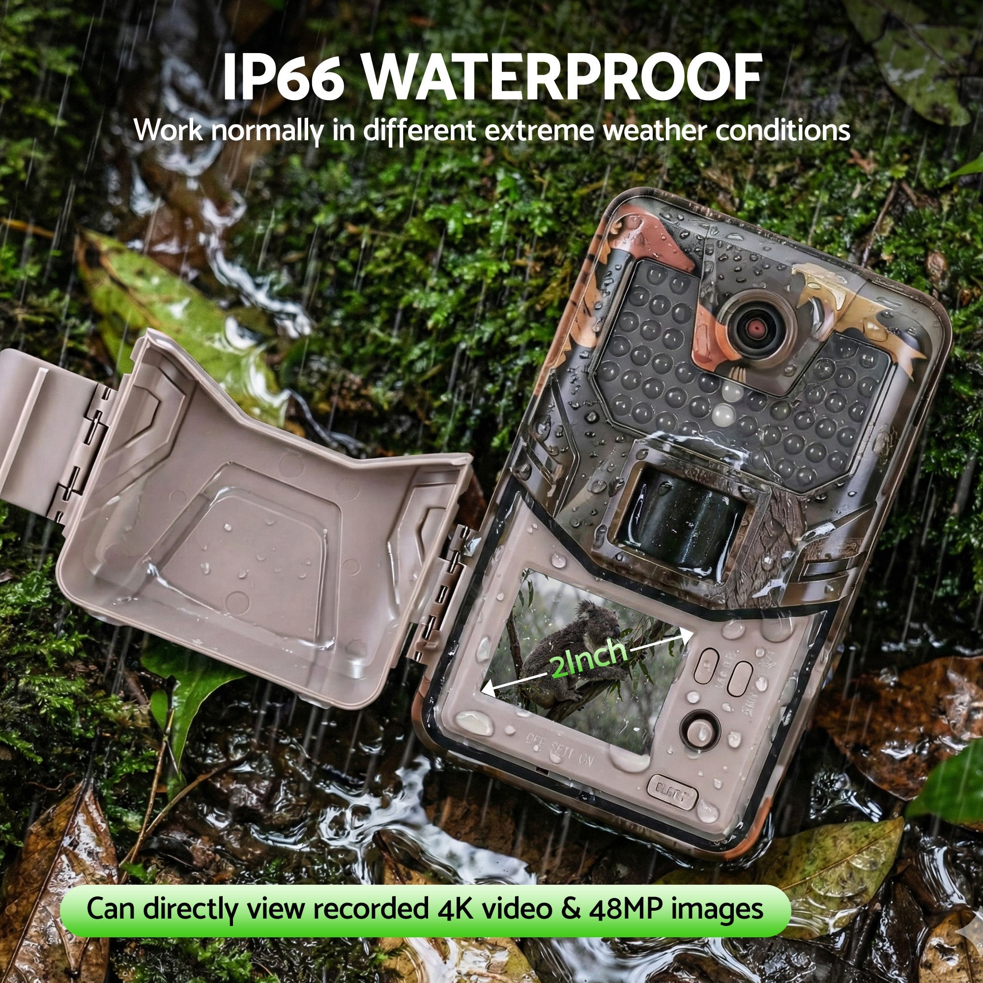UL - TECH 4K WiFi Trail Camera 48MP 0.2s Trigger Game Camera Camo - Electronics > Business & Home Security > Security Cameras & Accessories - Rivercity House & Home Co. (ABN 18 642 972 209) - Affordable Modern Furniture Australia