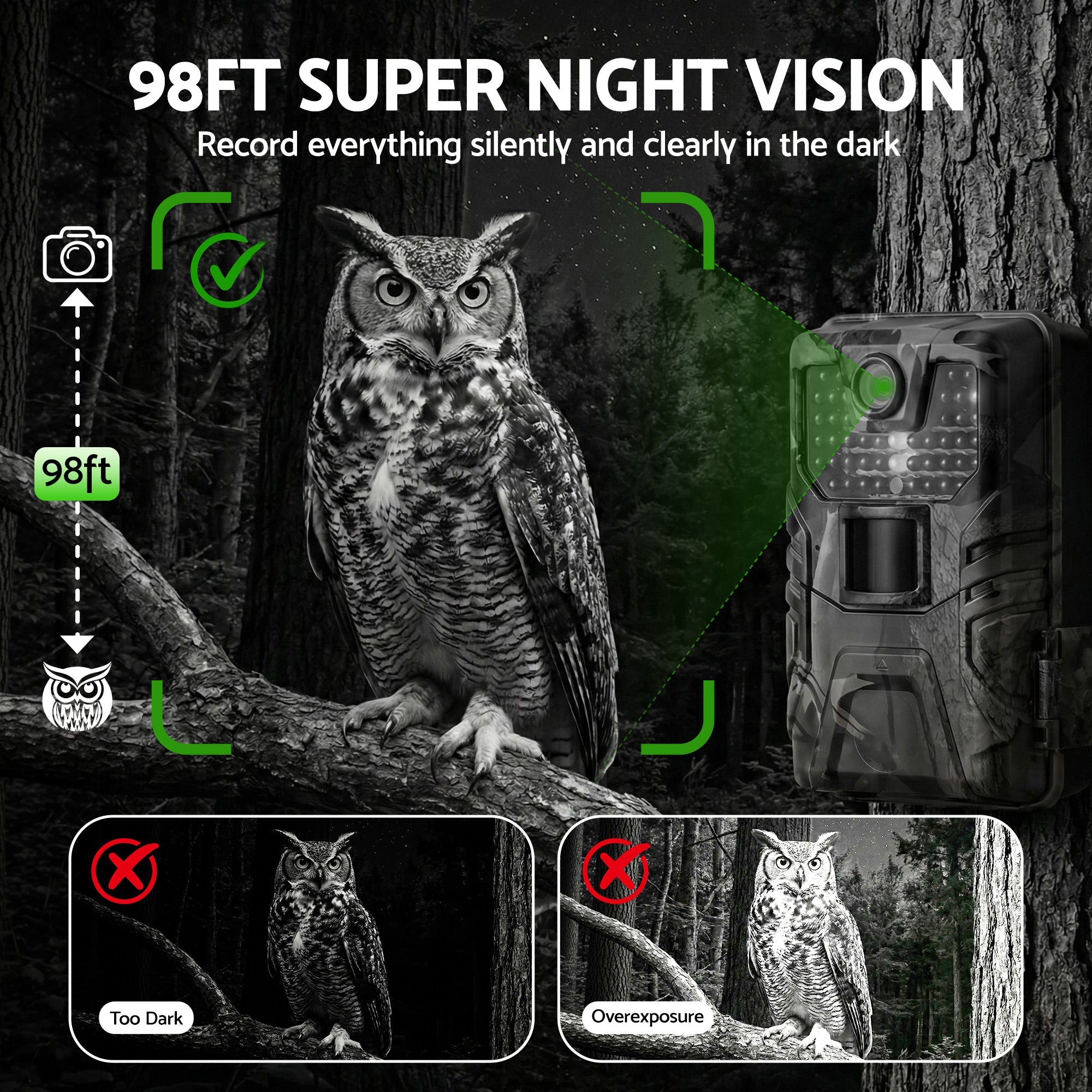 UL - TECH 4K WiFi Trail Camera 48MP 0.2s Trigger Game Camera Camo - Electronics > Business & Home Security > Security Cameras & Accessories - Rivercity House & Home Co. (ABN 18 642 972 209) - Affordable Modern Furniture Australia