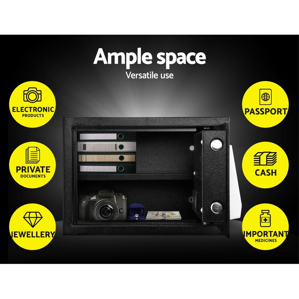 UL - TECH Security Safe Box 16L - Electronics > Business & Home Security > Safes & Lock Boxes - Rivercity House & Home Co. (ABN 18 642 972 209) - Affordable Modern Furniture Australia