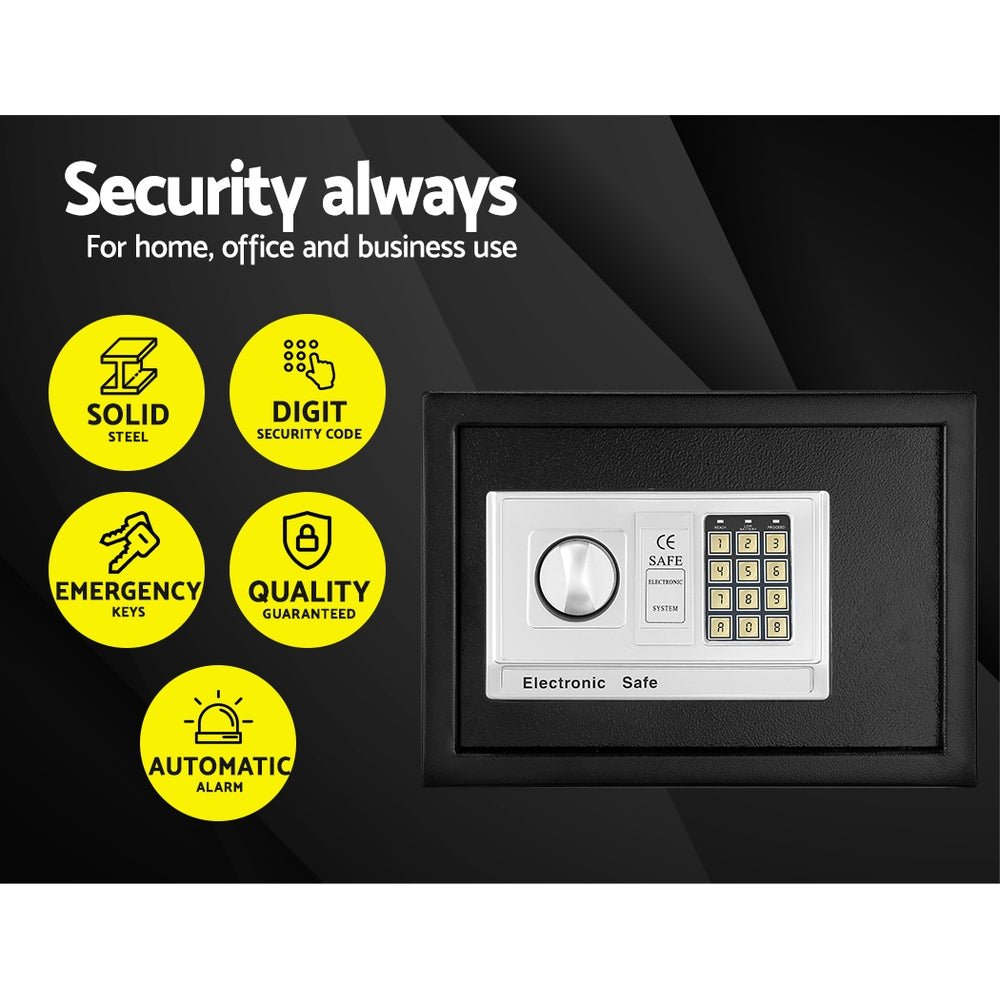 UL - TECH Security Safe Box 16L - Electronics > Business & Home Security > Safes & Lock Boxes - Rivercity House & Home Co. (ABN 18 642 972 209) - Affordable Modern Furniture Australia
