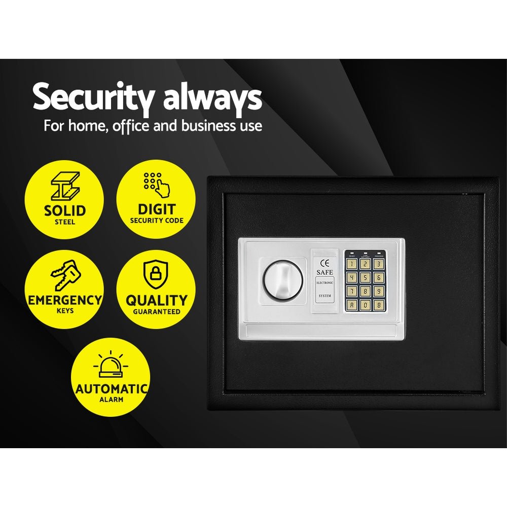 UL - TECH Security Safe Box 20L - Electronics > Business & Home Security > Safes & Lock Boxes - Rivercity House & Home Co. (ABN 18 642 972 209) - Affordable Modern Furniture Australia